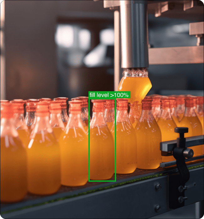 Fill level inspection